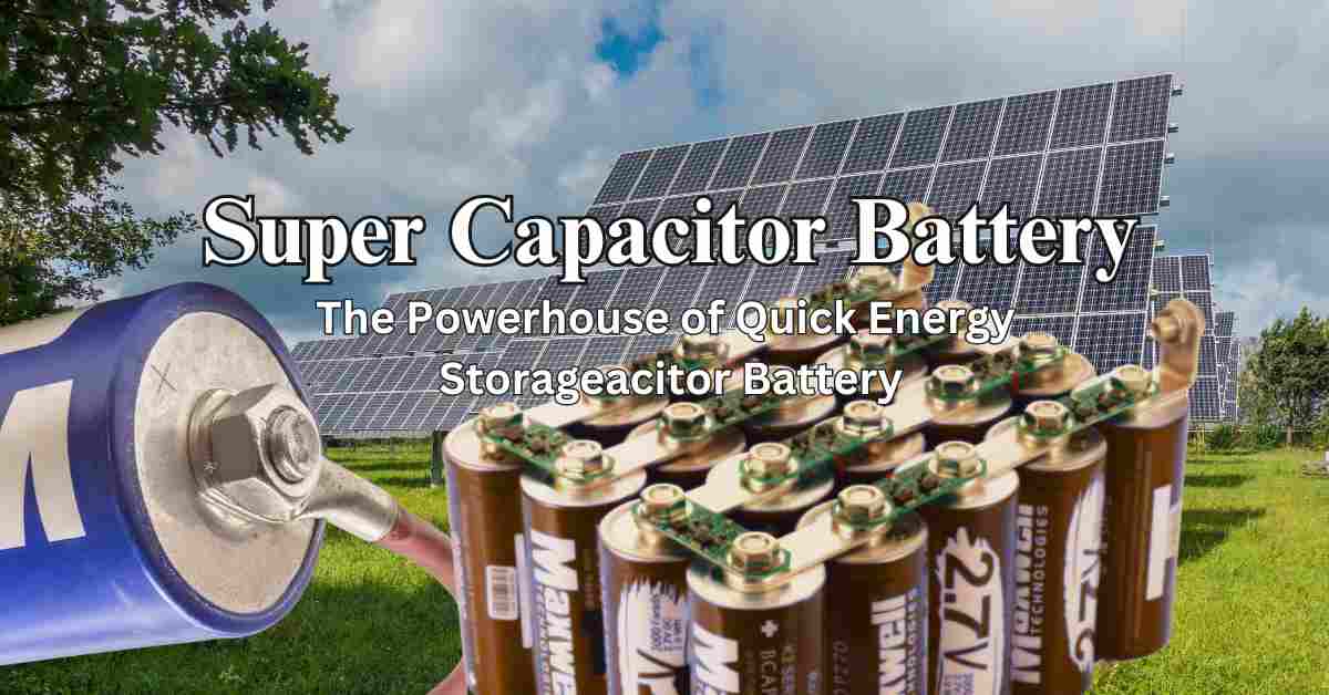 Read more about the article Super Capacitor Battery: The Powerhouse of Quick Energy Storage